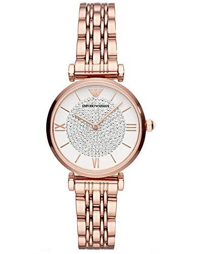 Emporio Armani Women's Two-Hand, Stainless Steel Watch, 32mm case size ambersleys