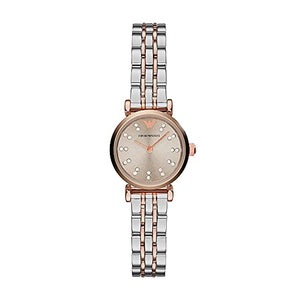 Emporio Armani Women's Two-Hand Two-Tone Stainless Steel Watch ambersleys