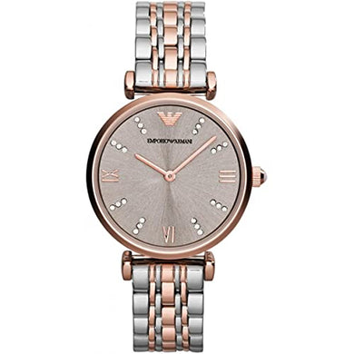Emporio Armani Women's Two Hand Watch with a 32mm case size ambersleys