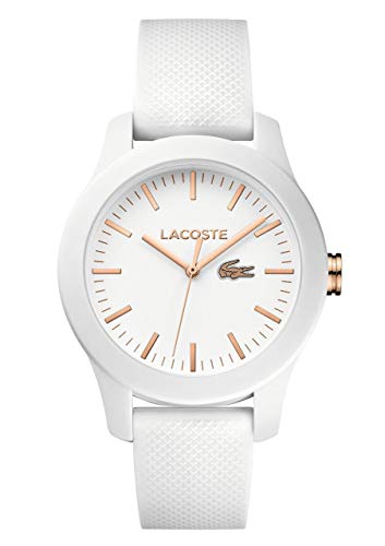 Lacoste Analogue Quartz Watch for Women with White Silicone Bracelet - 2000960 ambersleys