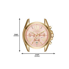 Load image into Gallery viewer, Michael Kors Women&#39;s Watch BRADSHAW, 43mm case size, Quartz Chronograph movement, Stainless Steel strap ambersleys