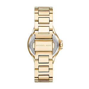 Michael Kors Women's Watch CAMILLE, 33mm case size, Multifunction movement, Stainless Steel strap ambersleys