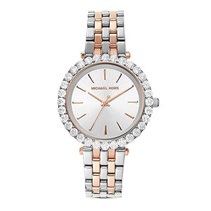 Michael Kors Women's Watch DARCI, 35mm case size, Three Hand movement, Stainless Steel strap ambersleys