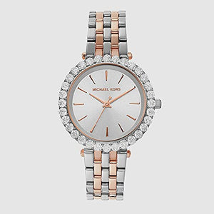 Michael Kors Women's Watch DARCI, 35mm case size, Three Hand movement, Stainless Steel strap ambersleys