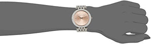 Michael Kors Women's Watch DARCI, 39mm case size, Three Hand movement, Stainless Steel strap ambersleys