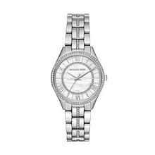 Load image into Gallery viewer, Michael Kors Women&#39;s Watch LAURYN, 33mm case size, Three Hand movement, Stainless Steel strap ambersleys