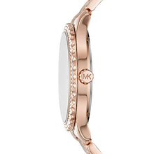 Load image into Gallery viewer, Michael Kors Women&#39;s Watch LAYTON, 38mm case size, Three Hand movement ambersleys