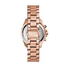 Load image into Gallery viewer, Michael Kors Women&#39;s Watch MINI BRADSHAW, 36mm case size, Quartz Chronograph movement, Stainless Steel strap ambersleys