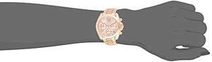 Michael Kors Women's Watch MINI BRADSHAW, 36mm case size, Quartz Chronograph movement, Stainless Steel strap ambersleys