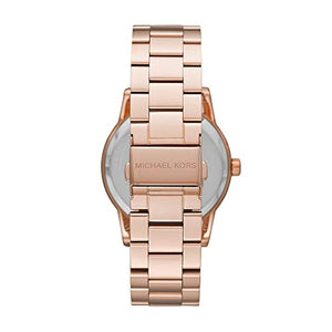 Michael Kors Women's Watch RITZ, 41mm case size, Three Hand movement, Stainless Steel strap ambersleys