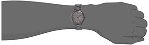 Michael Kors Women's Watch SLIM RUNRAY, 42mm case size, Three Hand movement, Stainless Steel strap ambersleys