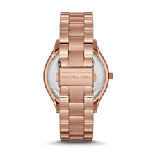 Load image into Gallery viewer, Michael Kors Women&#39;s Watch SLIM RUNRAY, 42mm case size, Three Hand movement, Stainless Steel strap ambersleys