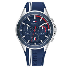 Load image into Gallery viewer, Tommy Hilfiger Analogue Multifunction Quartz Watch for Men with Blue Silicone Bracelet - 1791859 ambersleys