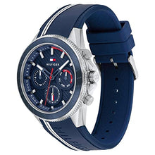 Load image into Gallery viewer, Tommy Hilfiger Analogue Multifunction Quartz Watch for Men with Blue Silicone Bracelet - 1791859 ambersleys