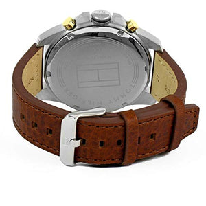 Tommy Hilfiger Analogue Multifunction Quartz Watch for Men with Light Brown Leather Strap - 1791561 ambersleys