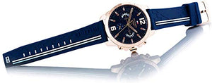 Tommy Hilfiger Analogue Multifunction Quartz Watch for Men with Navy Blue Silicone Bracelet - 1791474 ambersleys