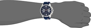 Tommy Hilfiger Analogue Multifunction Quartz Watch for Men with Navy Blue Silicone Bracelet - 1791476 ambersleys