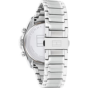 Tommy Hilfiger Analogue Multifunction Quartz Watch for Men with Silver Stainless Steel Bracelet - 1791835 ambersleys