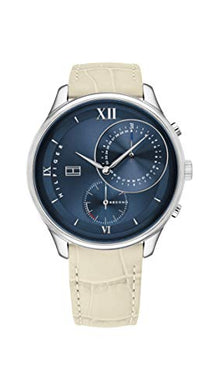 Tommy Hilfiger Analogue Multifunction Quartz Watch for Women with Beige Leather Strap - 1782130 ambersleys