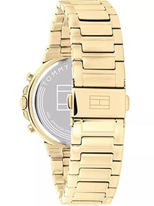 Tommy Hilfiger Analogue Multifunction Quartz Watch for Women with Gold Coloured Stainless Steel Bracelet - 1782380 ambersleys