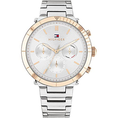 Tommy Hilfiger Analogue Multifunction Quartz Watch for Women with Silver Stainless Steel Bracelet - 1782348 ambersleys