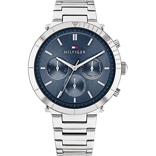 Tommy Hilfiger Analogue Multifunction Quartz Watch for Women with Silver Stainless Steel Bracelet - 1782349 ambersleys