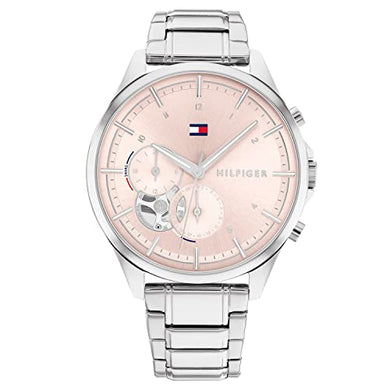 Tommy Hilfiger Analogue Multifunction Quartz Watch for Women with Silver Stainless Steel Bracelet - 1782414 ambersleys