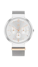 Load image into Gallery viewer, Tommy Hilfiger Analogue Multifunction Quartz Watch for Women with Silver Stainless Steel Mesh Bracelet - 1782537 ambersleys