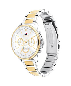 Tommy Hilfiger Analogue Multifunction Quartz Watch for Women with Two-Tone Stainless Steel Bracelet - 1782451 ambersleys