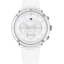 Load image into Gallery viewer, Tommy Hilfiger Analogue Multifunction Quartz Watch for Women with White Leather Strap - 1782352 ambersleys