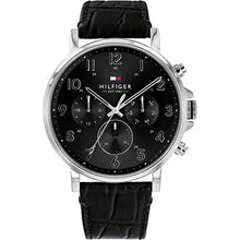 Load image into Gallery viewer, Tommy Hilfiger Analogue Quartz Watch for Men with Black Leather Strap - 1710381 ambersleys