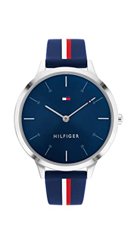 Tommy Hilfiger Analogue Quartz Watch for Women with Red Silicone Bracelet - 1782499 ambersleys