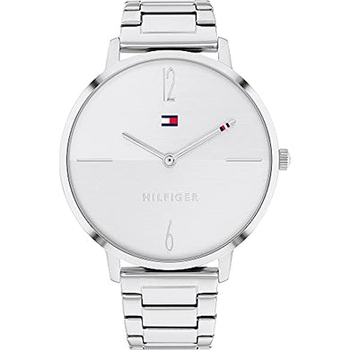 Tommy Hilfiger Analogue Quartz Watch for Women with Silver Stainless Steel Bracelet - 1782336 ambersleys