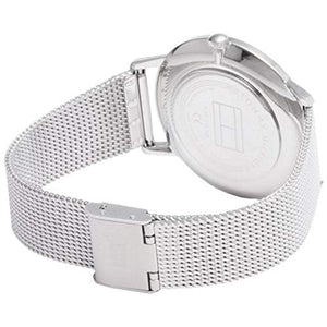 Tommy Hilfiger Analogue Quartz Watch for Women with Silver Stainless Steel Mesh Bracelet - 1781970 ambersleys